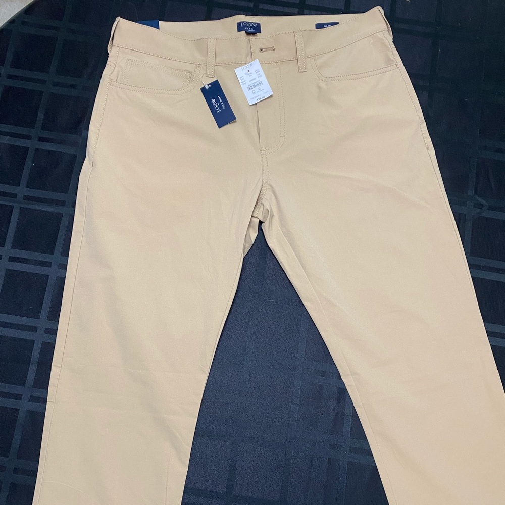 J. Crew Khaki Tech Pant NWT